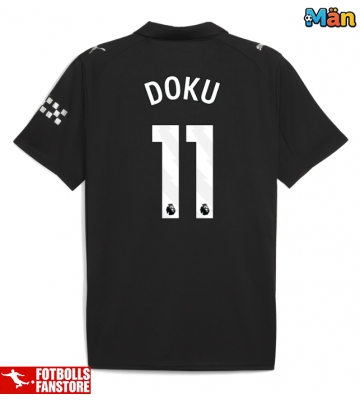 Manchester City Jeremy Doku #11 Bortatröja 2025-26 Kortärmad